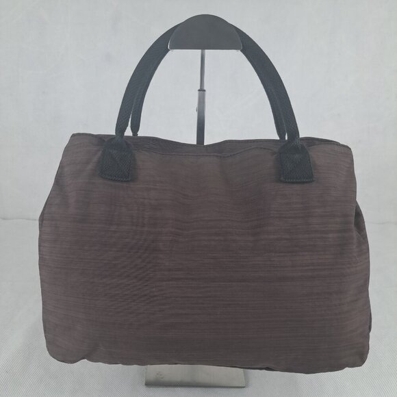 Kipling Chambray Double Handle Hand Bag Brown - Pre-Owned - Authentic - Picture 2 of 16